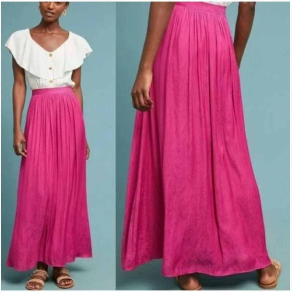 Anthropologie Paros Paisley Flowy Maxi Skirt by Akemi + Kin